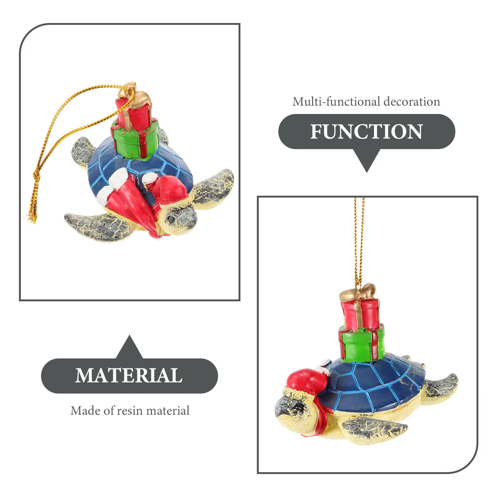 Turtle Hanging Decoration Mini Presents from Ceiling Holiday Ornaments Resin Christmas
Turtle Hanging Decoration Mini Presents from Ceiling Holiday Ornaments Resin Christmas