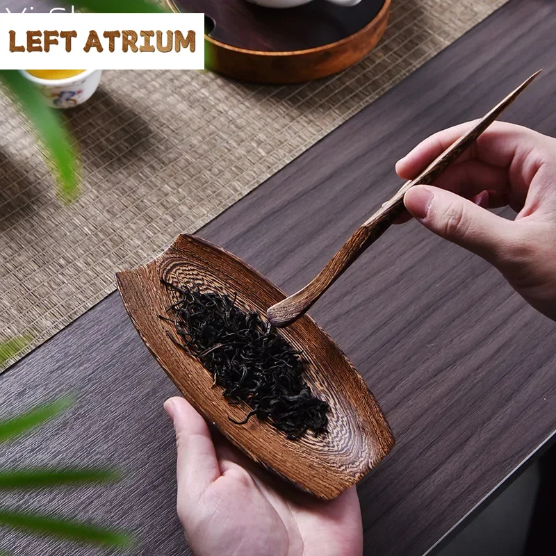 Tea Spoon Two-Piece Set Tea Spoon Tea Shovel Black Walnut Solid Wood Tea Holder Six Pieces Teaware Tea Ceremony Utensils
Tea Spoon Two-Piece Set Tea Spoon Tea Shovel Black Walnut Solid Wood Tea Holder Six Pieces Teaware Tea Ceremony Utensils
