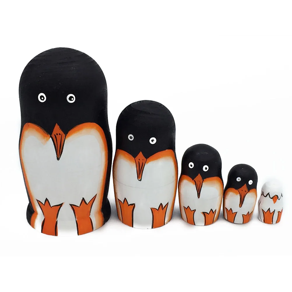 5 Pcs Nesting Dolls Adorable Penguins Russian Stacking Dolls Collection Toy nesting toys russian dolls
5 Pcs Nesting Dolls Adorable Penguins Russian Stacking Dolls Collection Toy nesting toys russian dolls