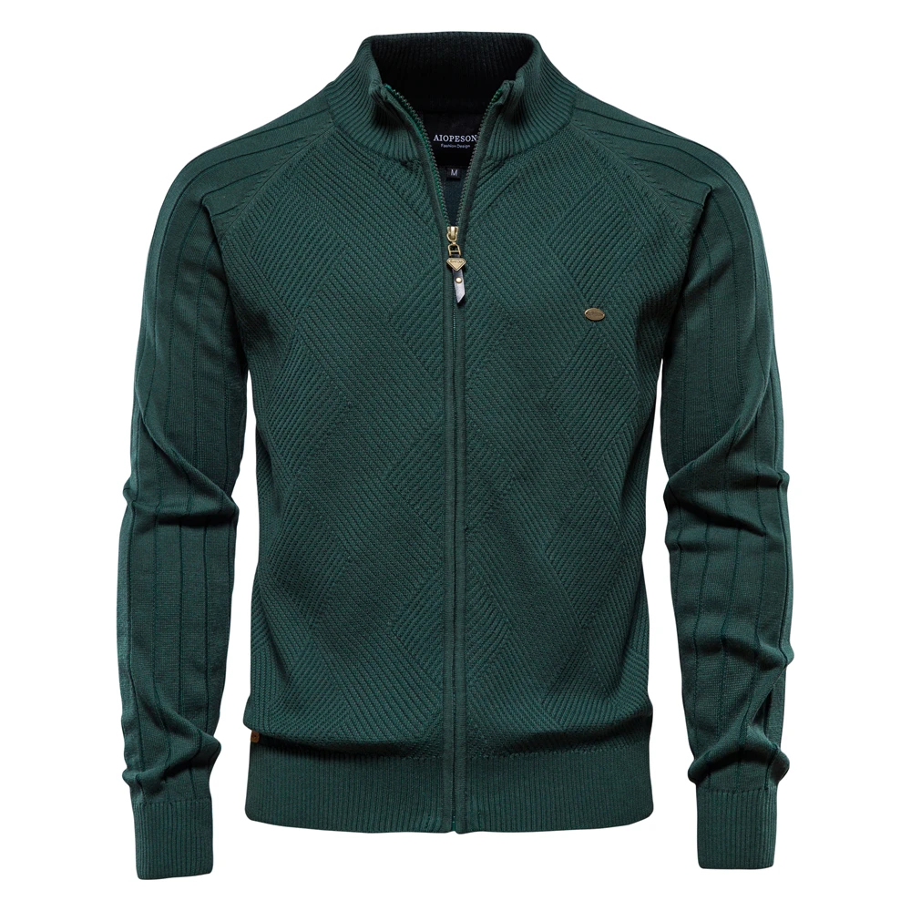 2026 AIOPESON Argyle Solid Color Cardigan Men Casual Quality Zipper Cotton Winter Mens Sweaters Fashion Basic Cardigans for Men
2026 AIOPESON Argyle Solid Color Cardigan Men Casual Quality Zipper Cotton Winter Mens Sweaters Fashion Basic Cardigans for Men