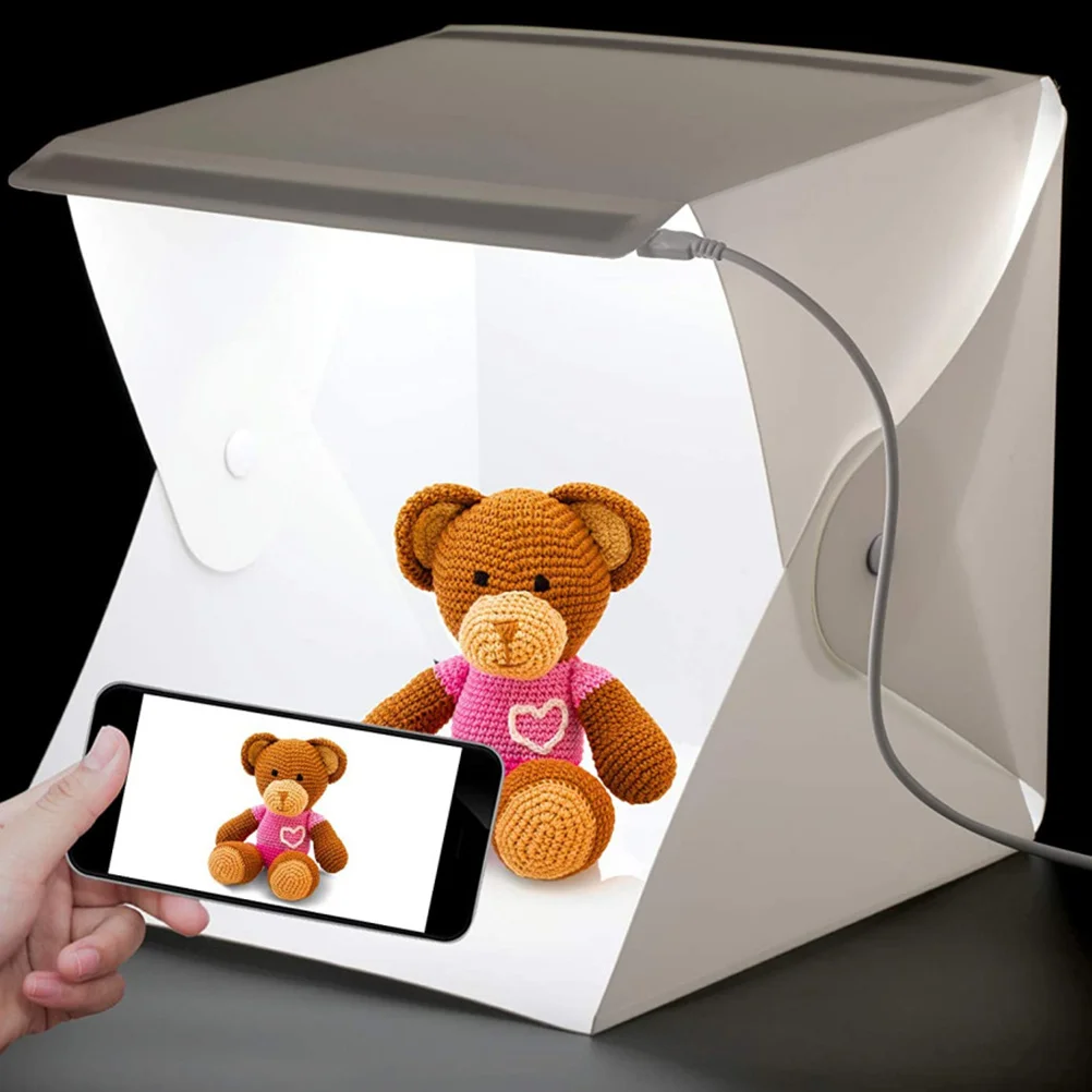 1 set Led Box Photography Tent Light Box Black White Backdrops For Jewelry Electronics Photo Studio Lighting 
1 set Led Box Photography Tent Light Box Black White Backdrops For Jewelry Electronics Photo Studio Lighting