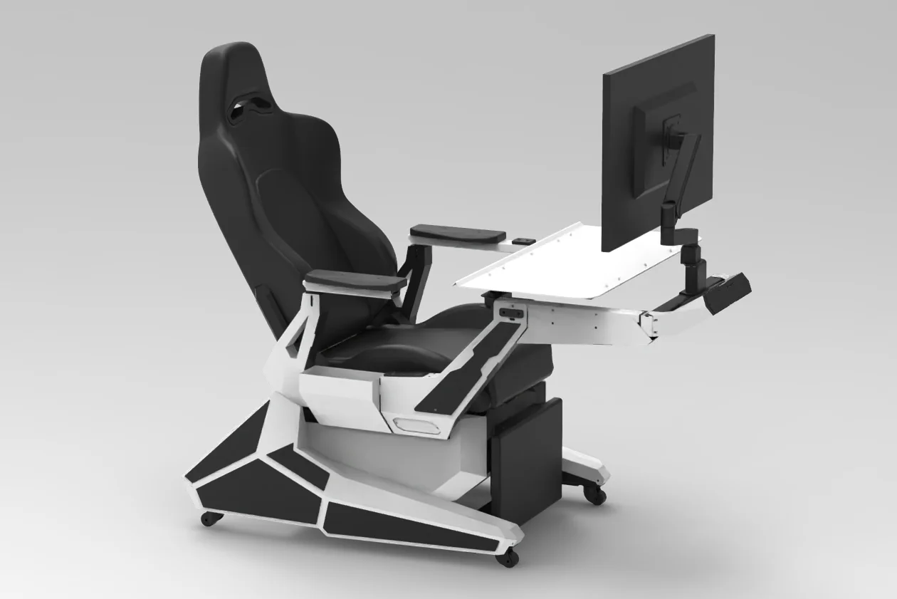 EASE POD PRO Easecomfy Recline Zero Gravity Gaming rig Computer Cockpit for 2 Monitors ergonomic recline chair workstation
EASE POD PRO Easecomfy Recline Zero Gravity Gaming rig Computer Cockpit for 2 Monitors ergonomic recline chair workstation