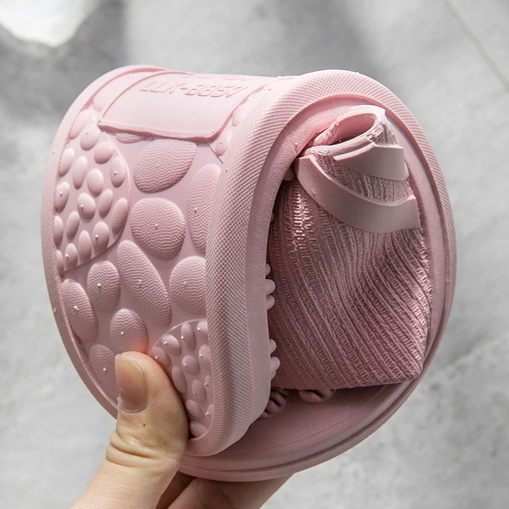 Flat Sandals Pvc Bottom Massage Slippers Non Slip Breathable Sweat Absorbing Waterproof Beach Hotel Home Slippers Travel Foot
Flat Sandals Pvc Bottom Massage Slippers Non Slip Breathable Sweat Absorbing Waterproof Beach Hotel Home Slippers Travel Foot