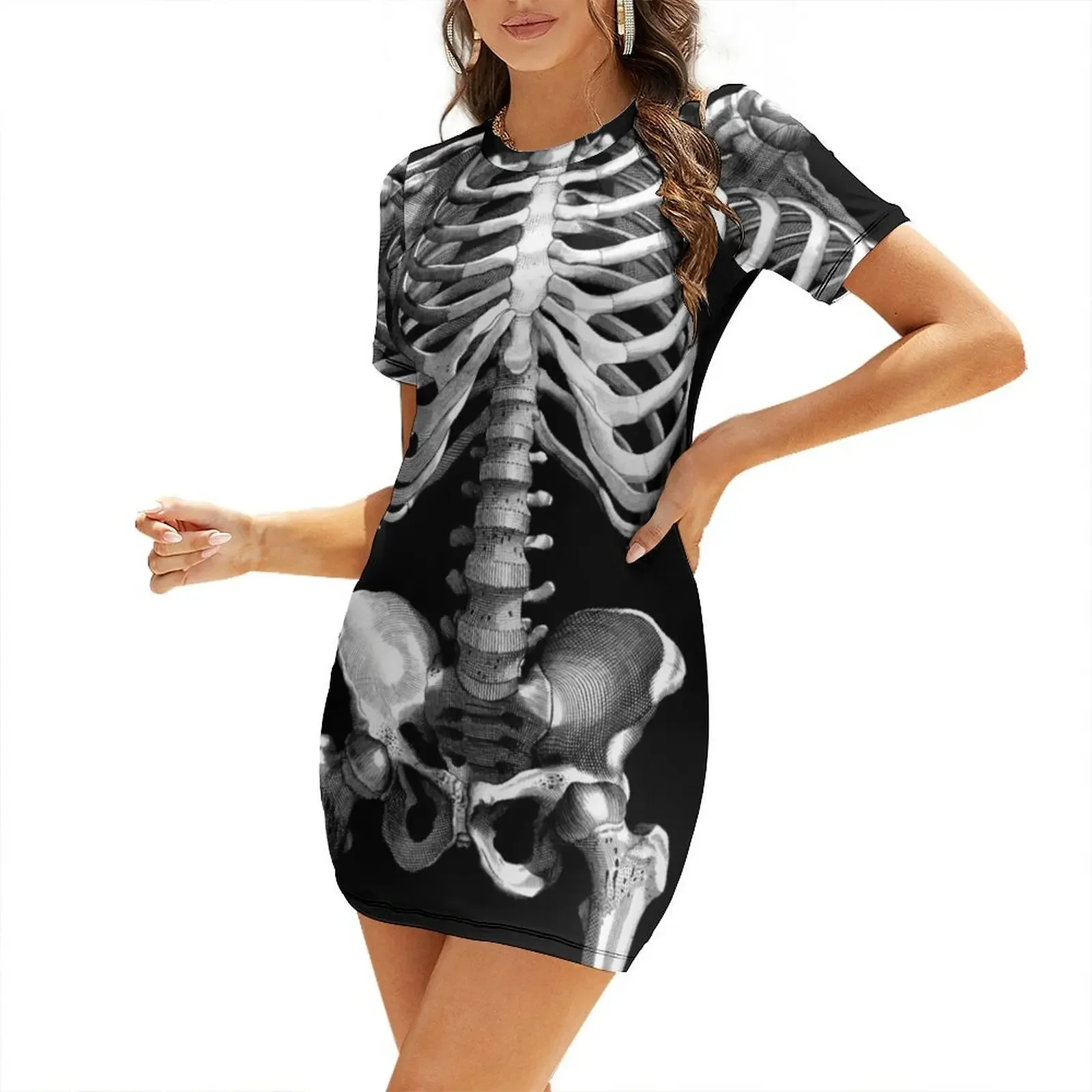 Skeleton Body (black basckground) Short-Sleeved Dress dresses for prom Summer dresses for women
Skeleton Body (black basckground) Short-Sleeved Dress dresses for prom Summer dresses for women