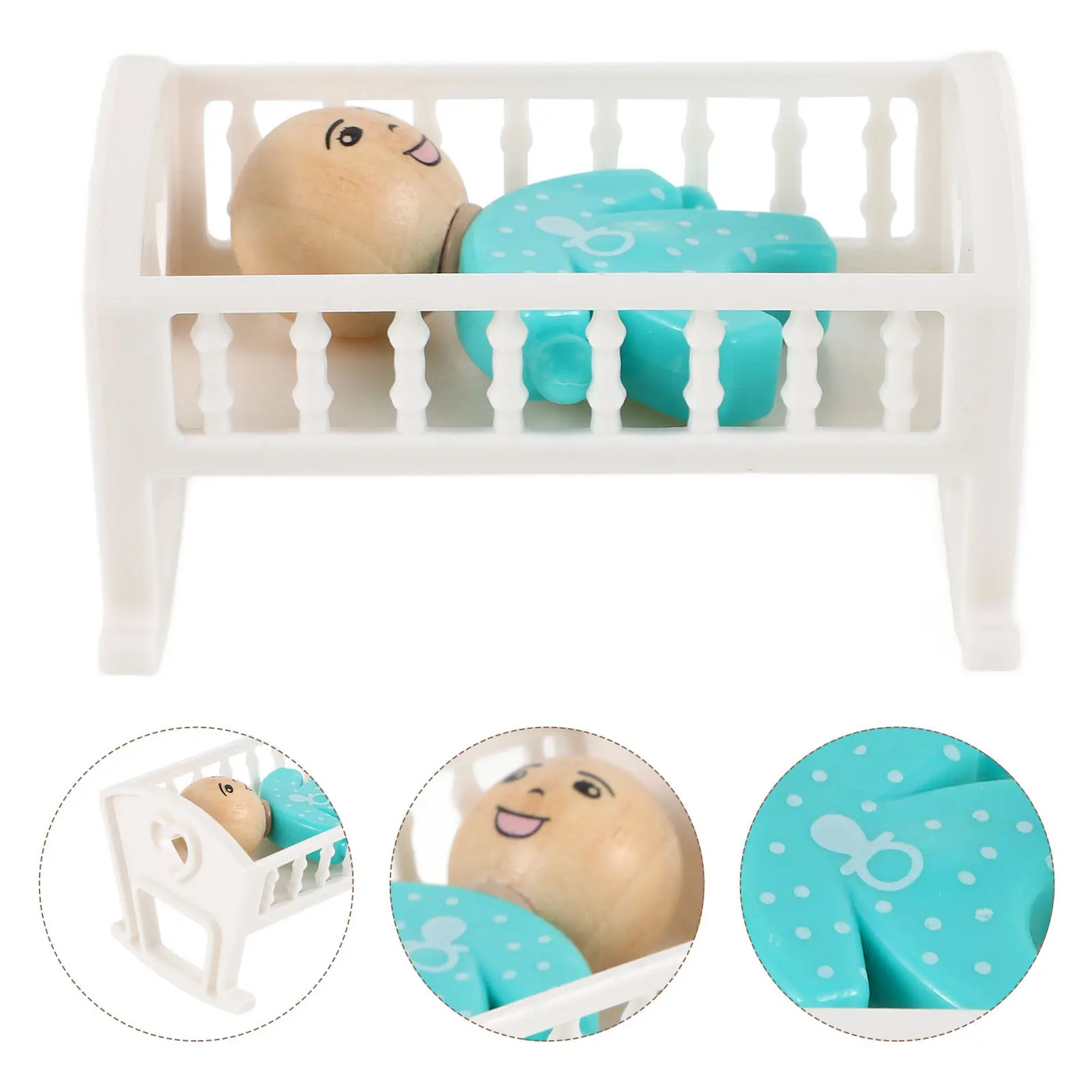 1Set Miniature Crib Creative Sturdy Mini House Bedroom Layout Decoration Mini Furniture Ornamental Cradle Bed Crib Miniatures
1Set Miniature Crib Creative Sturdy Mini House Bedroom Layout Decoration Mini Furniture Ornamental Cradle Bed Crib Miniatures