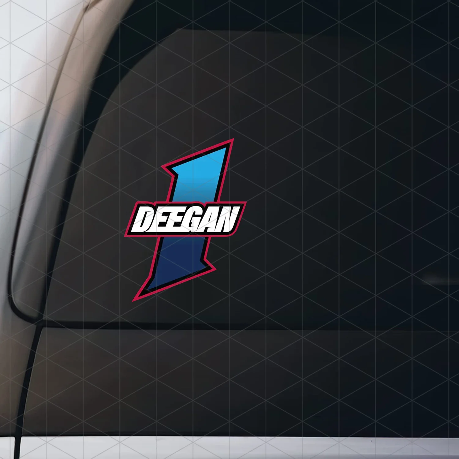Eye - Catching "DEEGAN 1" Racing Sticker, Bold Blue - Red Design,Great for Personalizing Cars,Laptops, Stand Out with Speed Vibe
Eye - Catching "DEEGAN 1" Racing Sticker, Bold Blue - Red Design,Great for Personalizing Cars,Laptops, Stand Out with Speed Vibe