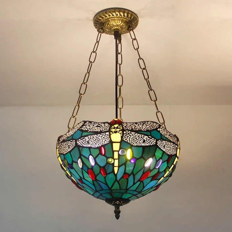 KARLOS Tiffany Pendant Lamp LED Retro Creativity Living Room restaurant Bedroom Villa Hotel Corridor Color Glass Chandelier
KARLOS Tiffany Pendant Lamp LED Retro Creativity Living Room restaurant Bedroom Villa Hotel Corridor Color Glass Chandelier