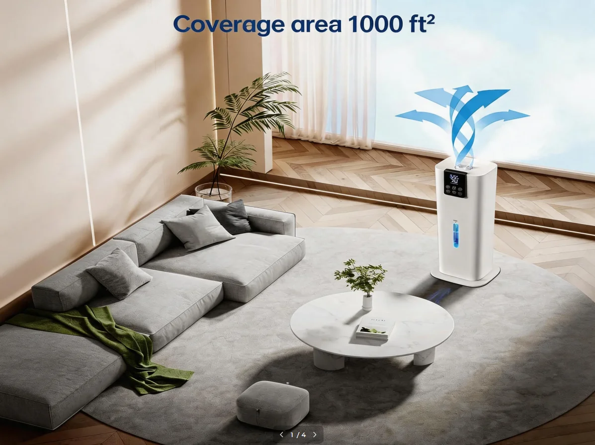 8L Smart Humidifier for Bedroom & Large Room, 2.1Gal Top Fill Cool Mist Humidifier with Diffuser & Ambient Light, App & Remote Control, 3 Mist Modes, Quiet Humidifier for Home Office Plants (White
8L Smart Humidifier for Bedroom & Large Room, 2.1Gal Top Fill Cool Mist Humidifier with Diffuser & Ambient Light, App & Remote Control, 3 Mist Modes, Quiet Humidifier for Home Office Plants (White