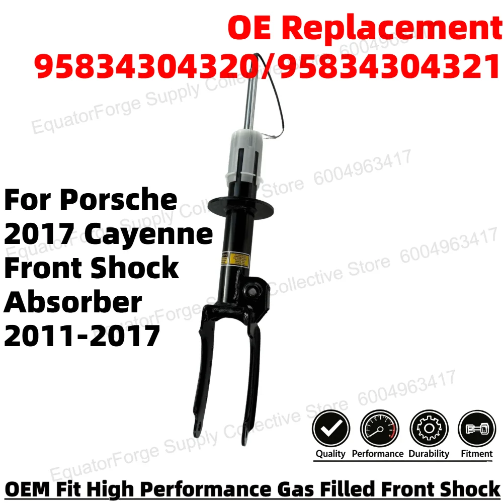 Direct Fit High Stability Premium Reliable Front Shock Absorber for Porsche 2017 Cayenne OE Number 95834304320/95834304321
Direct Fit High Stability Premium Reliable Front Shock Absorber for Porsche 2017 Cayenne OE Number 95834304320/95834304321