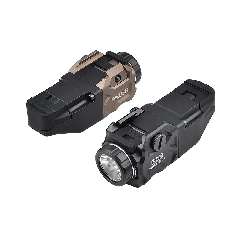 Тактический фонарик RX1, светильник для пистолета, 800 люмен, подвесной светильник для разведки, страйкбола, охоты, белый светодиодный фонарик, прожектор, подходит для направляющей 20 мм 16340
Тактический фонарик RX1, светильник для пистолета, 800 люмен, подвесной светильник для разведки, страйкбола, охоты, белый светодиодный фонарик, прожектор, подходит для направляющей 20 мм 16340