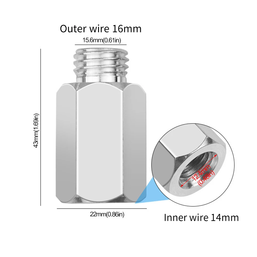 M14 M16 Adapter Angle Grinder Thread Converter Adapte Arbor Connector Polishing For Diamond Core Bit Hole Saw
M14 M16 Adapter Angle Grinder Thread Converter Adapte Arbor Connector Polishing For Diamond Core Bit Hole Saw
