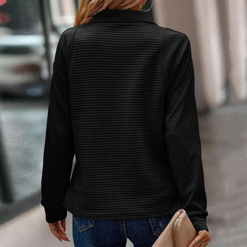 Simple Design Pullover Spring Autumn Sweatshirt Stylish Women's Zippered Stand Collar Sweatshirt for Fall Spring Solid for Daily
Simple Design Pullover Spring Autumn Sweatshirt Stylish Women's Zippered Stand Collar Sweatshirt for Fall Spring Solid for Daily
