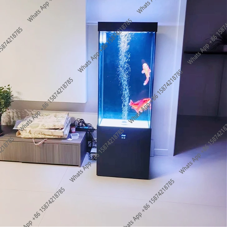 J C Living Room Fashionable Vertical Fish Tank Floor-to-ceiling Ultra-white Glass Intelligent Self-circulating Ecological Fish T
J C Living Room Fashionable Vertical Fish Tank Floor-to-ceiling Ultra-white Glass Intelligent Self-circulating Ecological Fish T