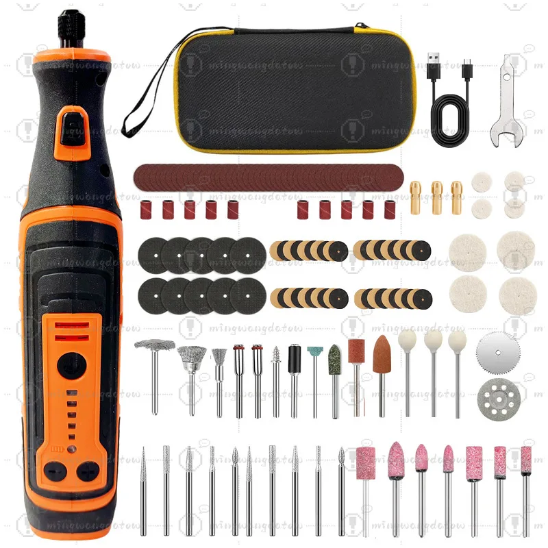 8V Cordless Rotary Grinder, Handheld Adjustable Speed Lithium Battery Mini Drill DIY Polishing Engraving Power Tool
8V Cordless Rotary Grinder, Handheld Adjustable Speed Lithium Battery Mini Drill DIY Polishing Engraving Power Tool