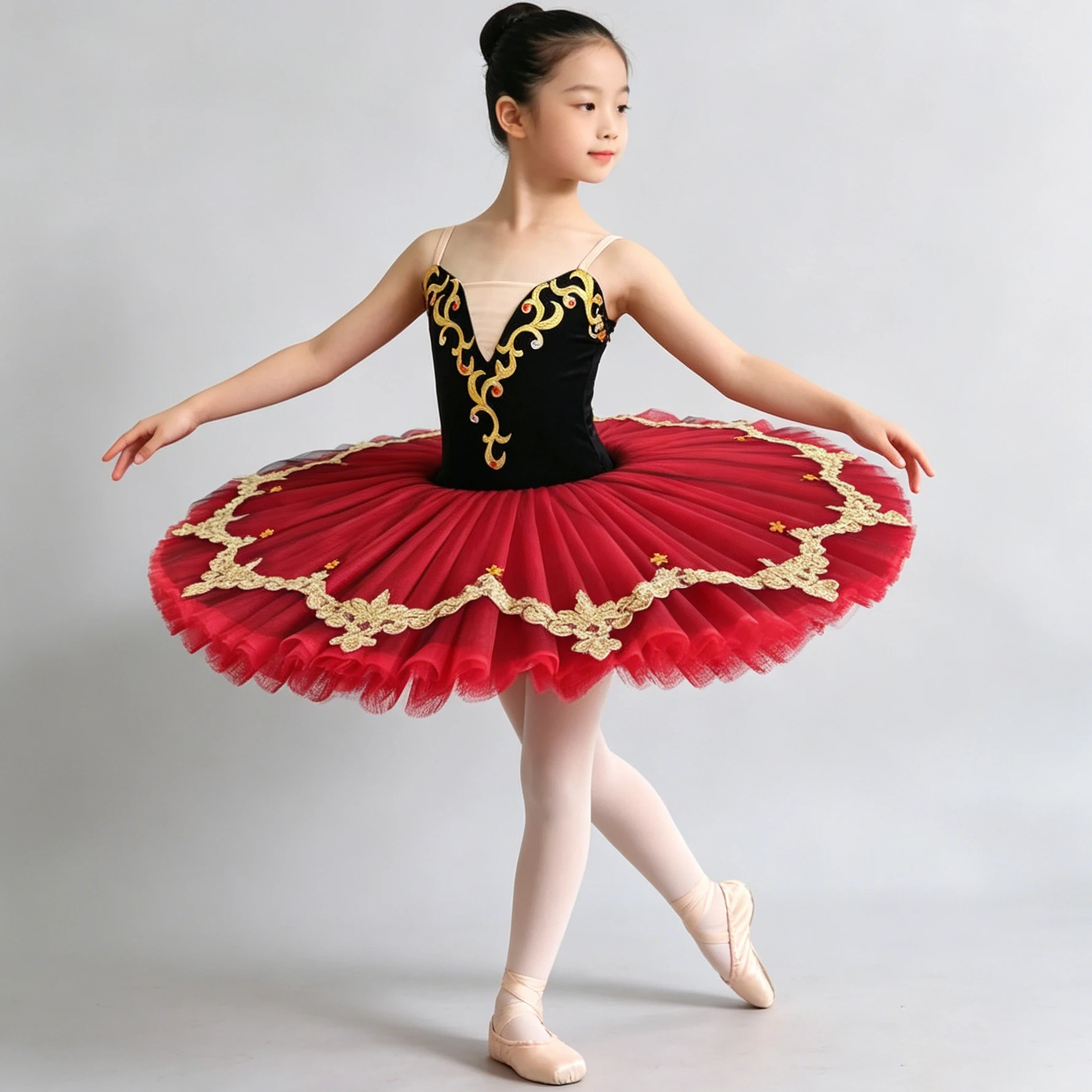 Professional Ballet Tutu Skirt Slip Lace Gauze Patchwork Embroidery Diamond Children's Party Dress Ballet Dance Size 100-170
Professional Ballet Tutu Skirt Slip Lace Gauze Patchwork Embroidery Diamond Children's Party Dress Ballet Dance Size 100-170