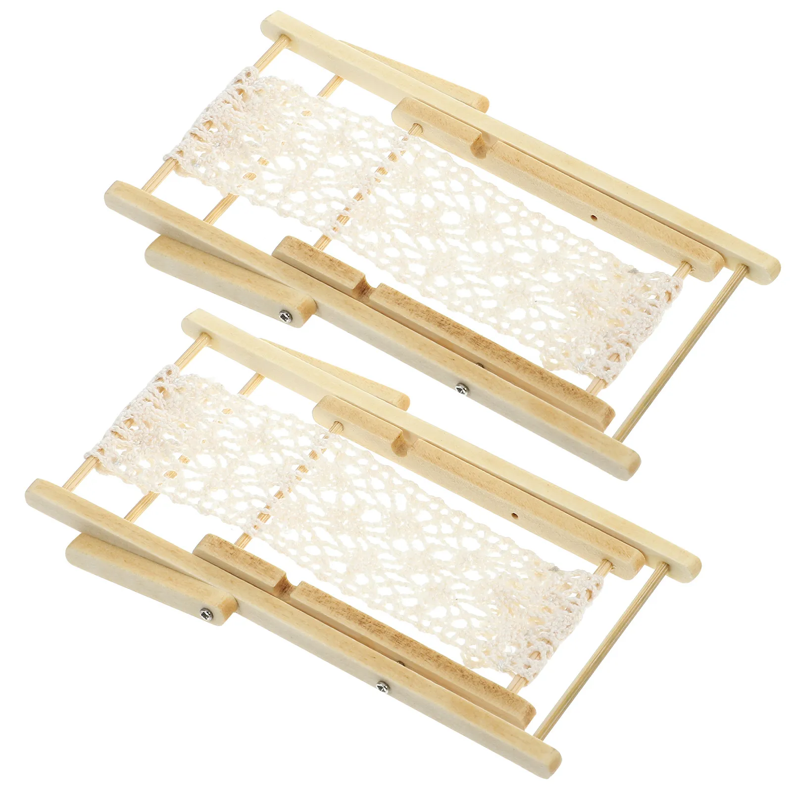 2Pcs Mini Beach Chair Wooden Foldable Lounge for Mini House Decor Simulated Deck Chair Miniature Folding Chairs
2Pcs Mini Beach Chair Wooden Foldable Lounge for Mini House Decor Simulated Deck Chair Miniature Folding Chairs