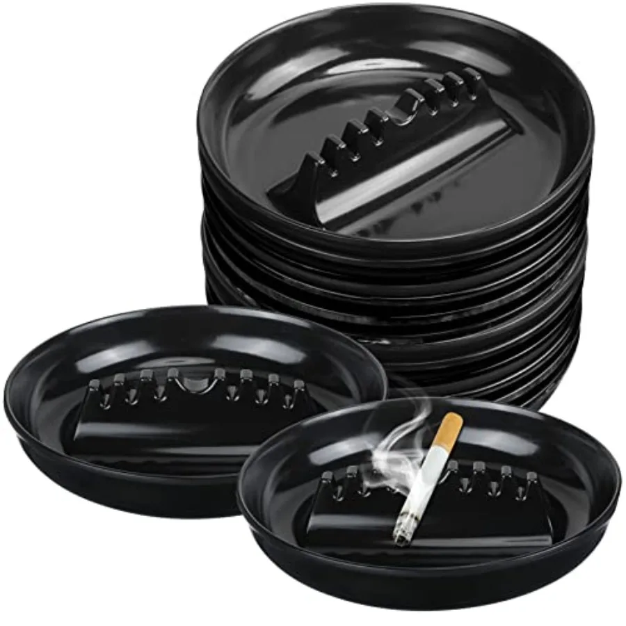 12 Pcs Round Ashtray Large Plastic 6.69" Ashtray Holder Vintage Ash Tray for Indoor Outdoor Home Bar Restaurant Tabletop Ash Tr
12 Pcs Round Ashtray Large Plastic 6.69" Ashtray Holder Vintage Ash Tray for Indoor Outdoor Home Bar Restaurant Tabletop Ash Tr
