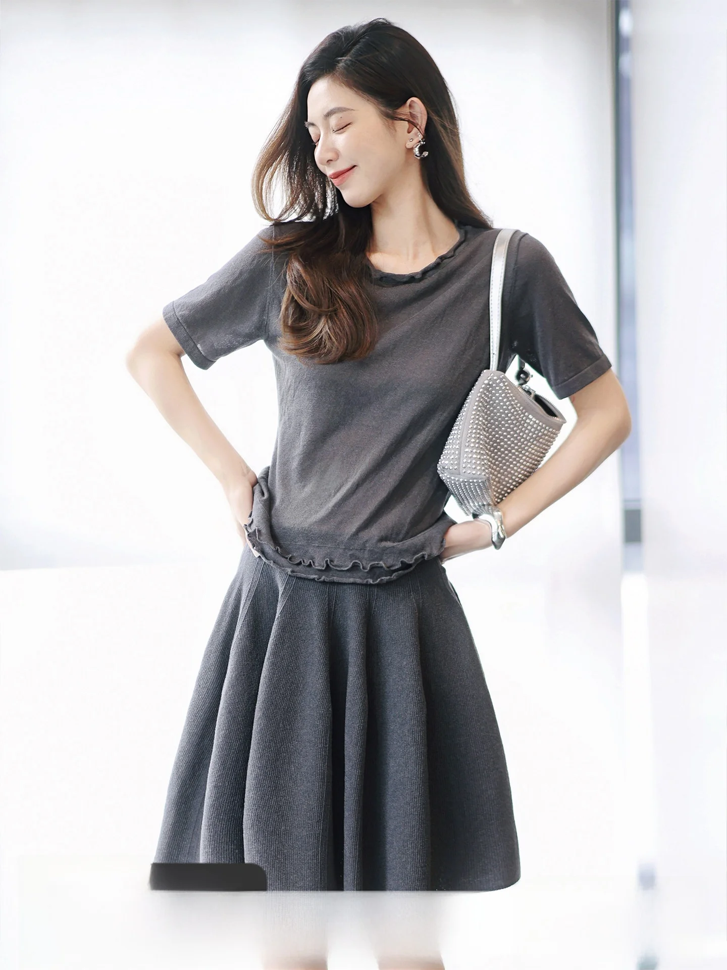 Rich Knitted Set with Linen Comfortable Cuffed round Neck Wooden Loose Fit Women's Commute Style Long Sleeve Knit...
Rich Knitted Set with Linen Comfortable Cuffed round Neck Wooden Loose Fit Women's Commute Style Long Sleeve Knit...
