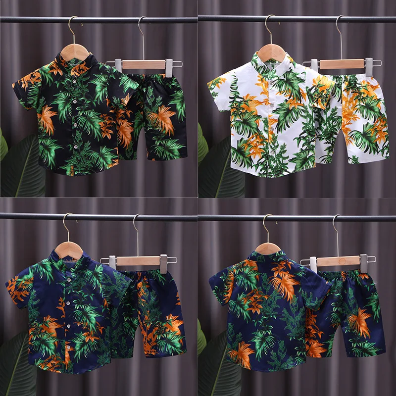 2025 Summer Children's Short Sleeve Set Boys' Printed Shirt+Shorts Two Piece Set 0-4 Year Old Boys' Shirt ensembles enfant
2025 Summer Children's Short Sleeve Set Boys' Printed Shirt+Shorts Two Piece Set 0-4 Year Old Boys' Shirt ensembles enfant