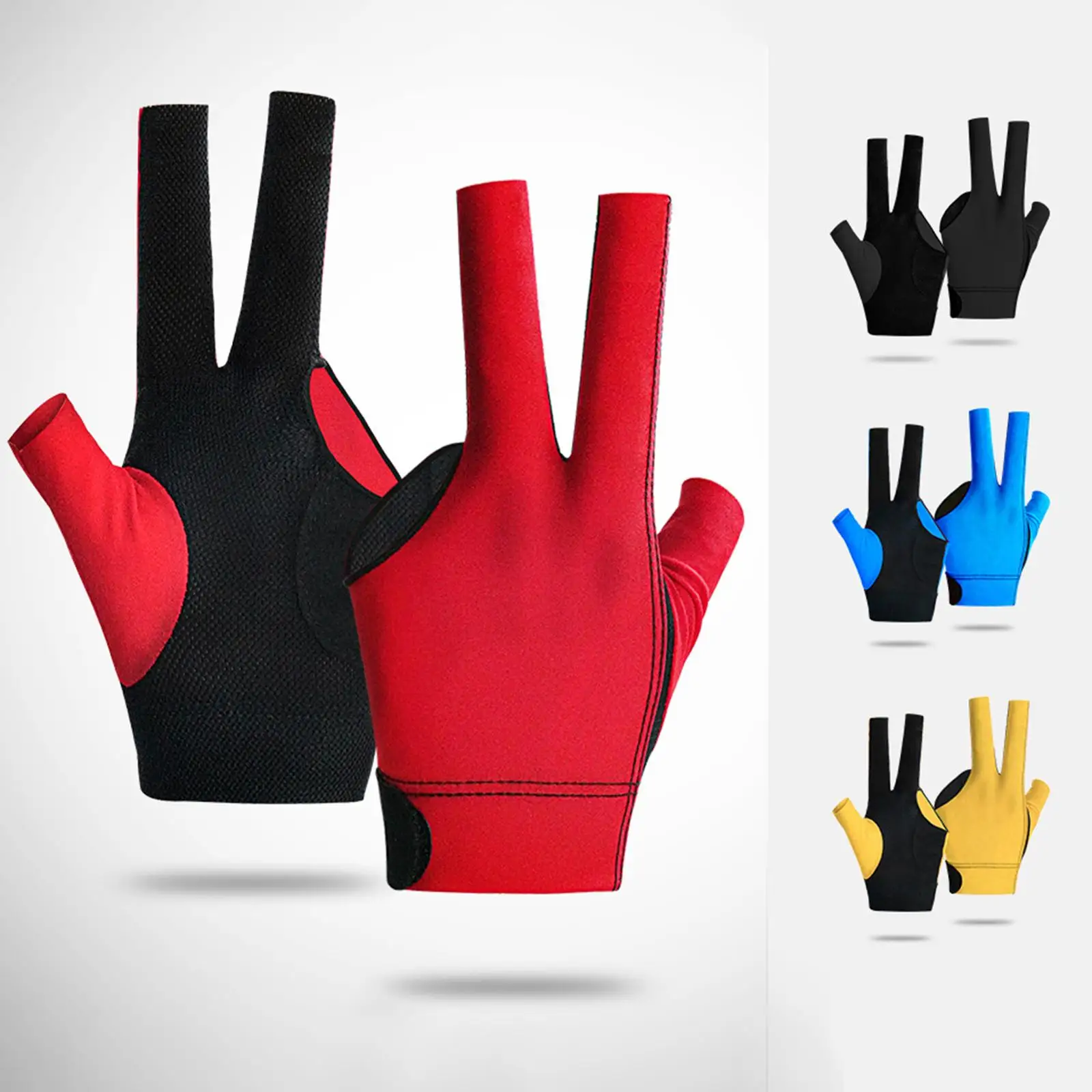 Three Fingers Billiard Glove, Elastic Glove, Pool Cue Glove Snooker Glove for Indoor
Three Fingers Billiard Glove, Elastic Glove, Pool Cue Glove Snooker Glove for Indoor