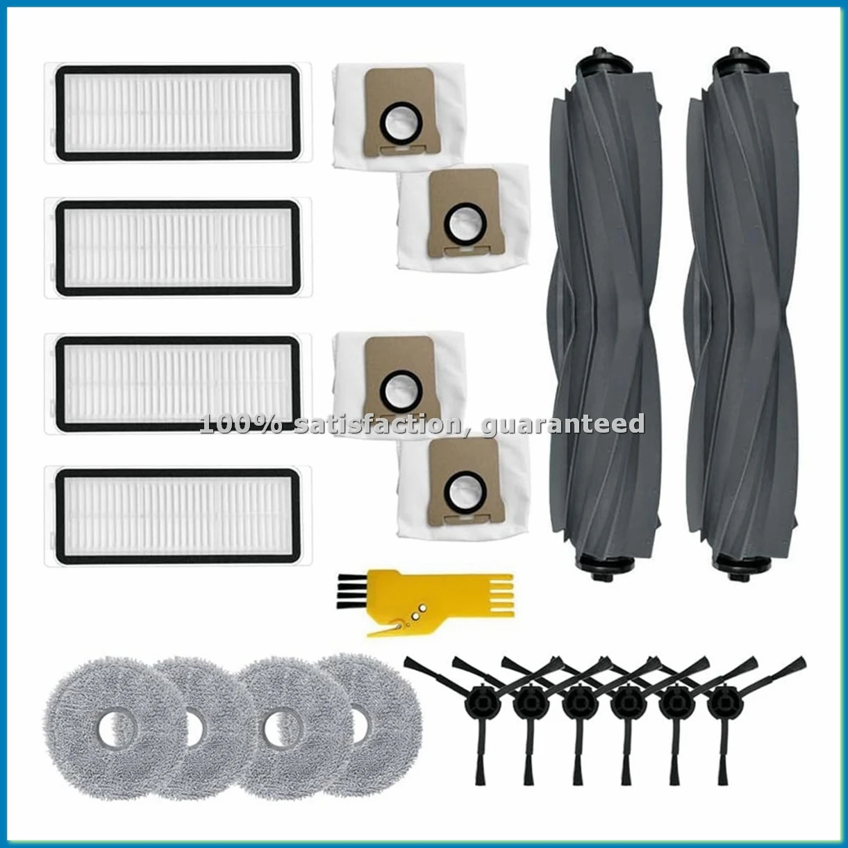Replacement Accessories Kit for L20 Ultra Robot Vacuum Cleaner Main Side Brush Hepa Filter Mop Cloth Dust Bags-ABRM
Replacement Accessories Kit for L20 Ultra Robot Vacuum Cleaner Main Side Brush Hepa Filter Mop Cloth Dust Bags-ABRM