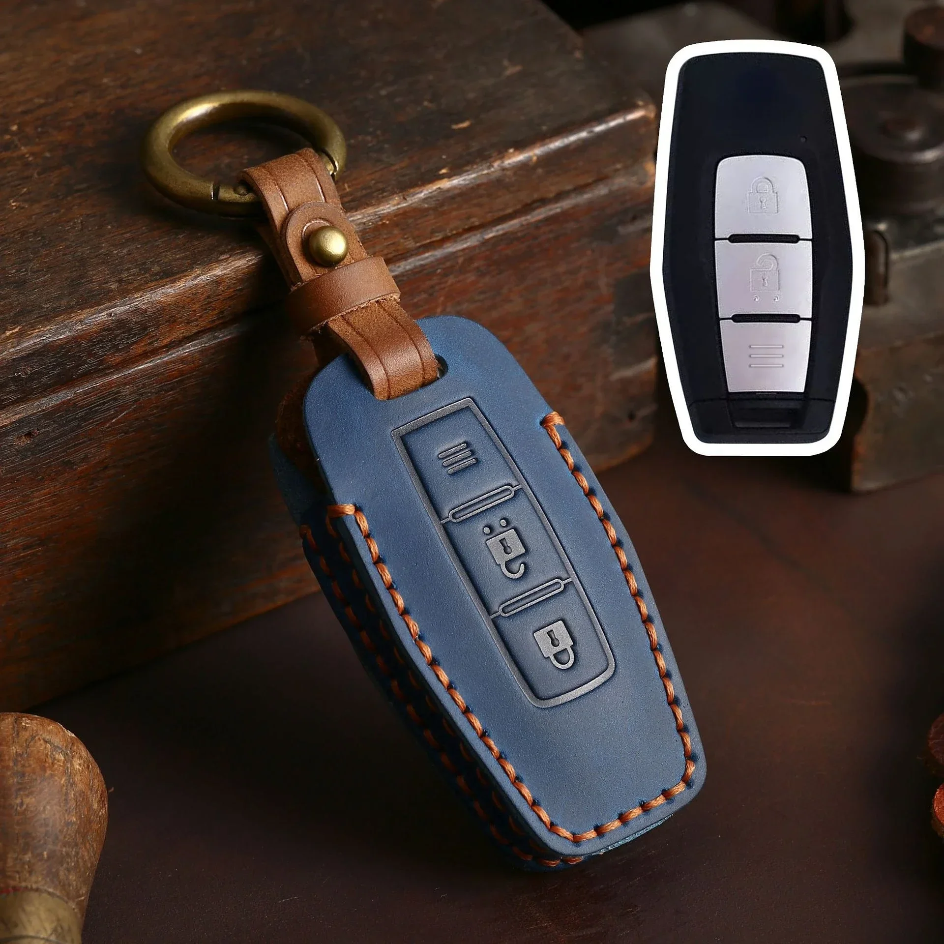 1pc 2/3 Buttons Leather Car Key Case Fob Cover Shell Keychain For Mitsubishi Outlander 2023 Car Smart Remote Holder Accessories
1pc 2/3 Buttons Leather Car Key Case Fob Cover Shell Keychain For Mitsubishi Outlander 2023 Car Smart Remote Holder Accessories