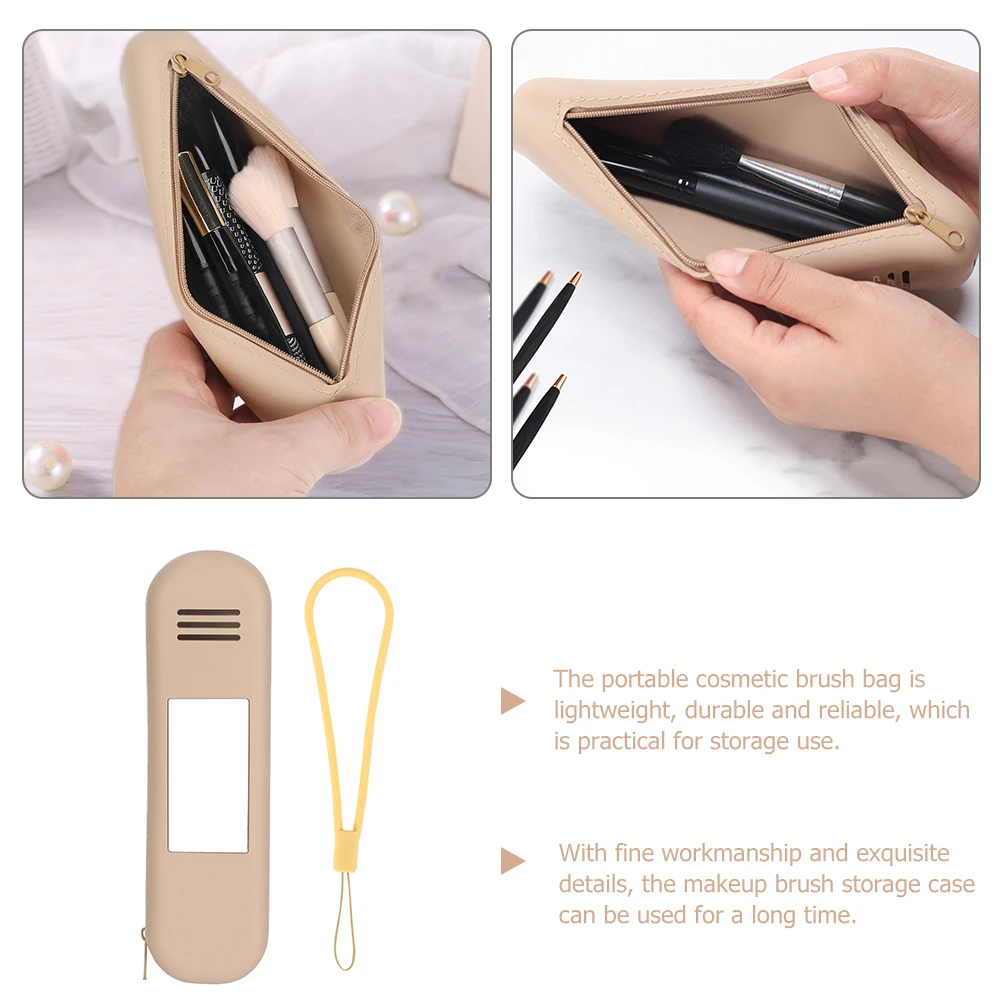 Multifunctional Brush Holder Travel Toiletry Bag Lightweight Durable Silicone Material Small Compact Design Zipper
Multifunctional Brush Holder Travel Toiletry Bag Lightweight Durable Silicone Material Small Compact Design Zipper