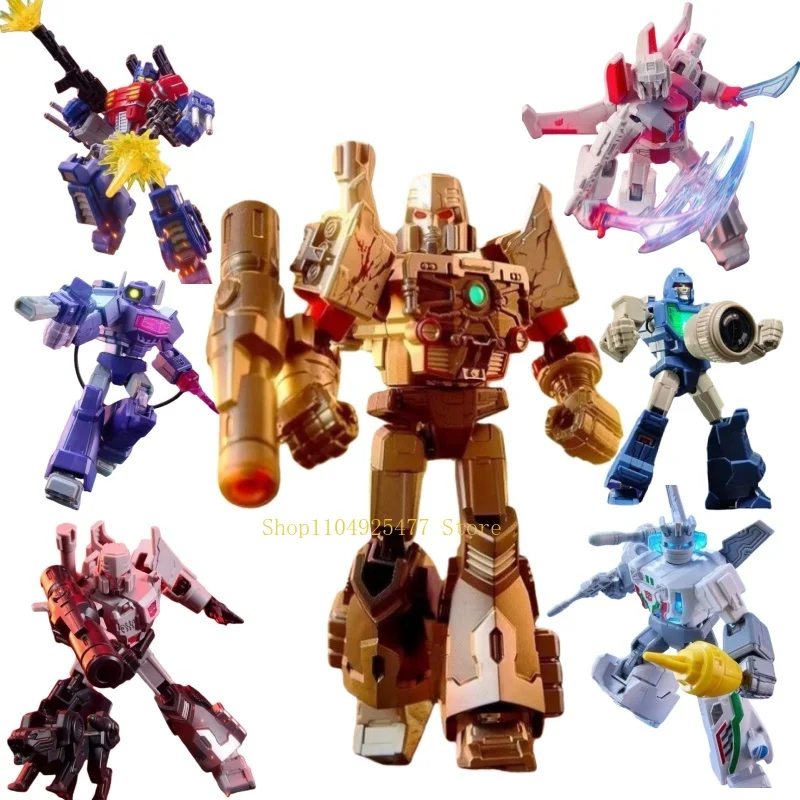 BLOKEES Transformation Shining Version 5 Action Figure Toy Assembly Model Kit Megatron Starscream Allspark Reignited Boy Gift
BLOKEES Transformation Shining Version 5 Action Figure Toy Assembly Model Kit Megatron Starscream Allspark Reignited Boy Gift
