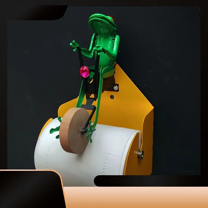 Настенный держатель для рулона бумаги Creatives Frog Riding Unicycle — уникальный дизайн, идеально подходит для украшения дома, стены ванной комнаты-N38R
Настенный держатель для рулона бумаги Creatives Frog Riding Unicycle — уникальный дизайн, идеально подходит для украшения дома, стены ванной комнаты-N38R