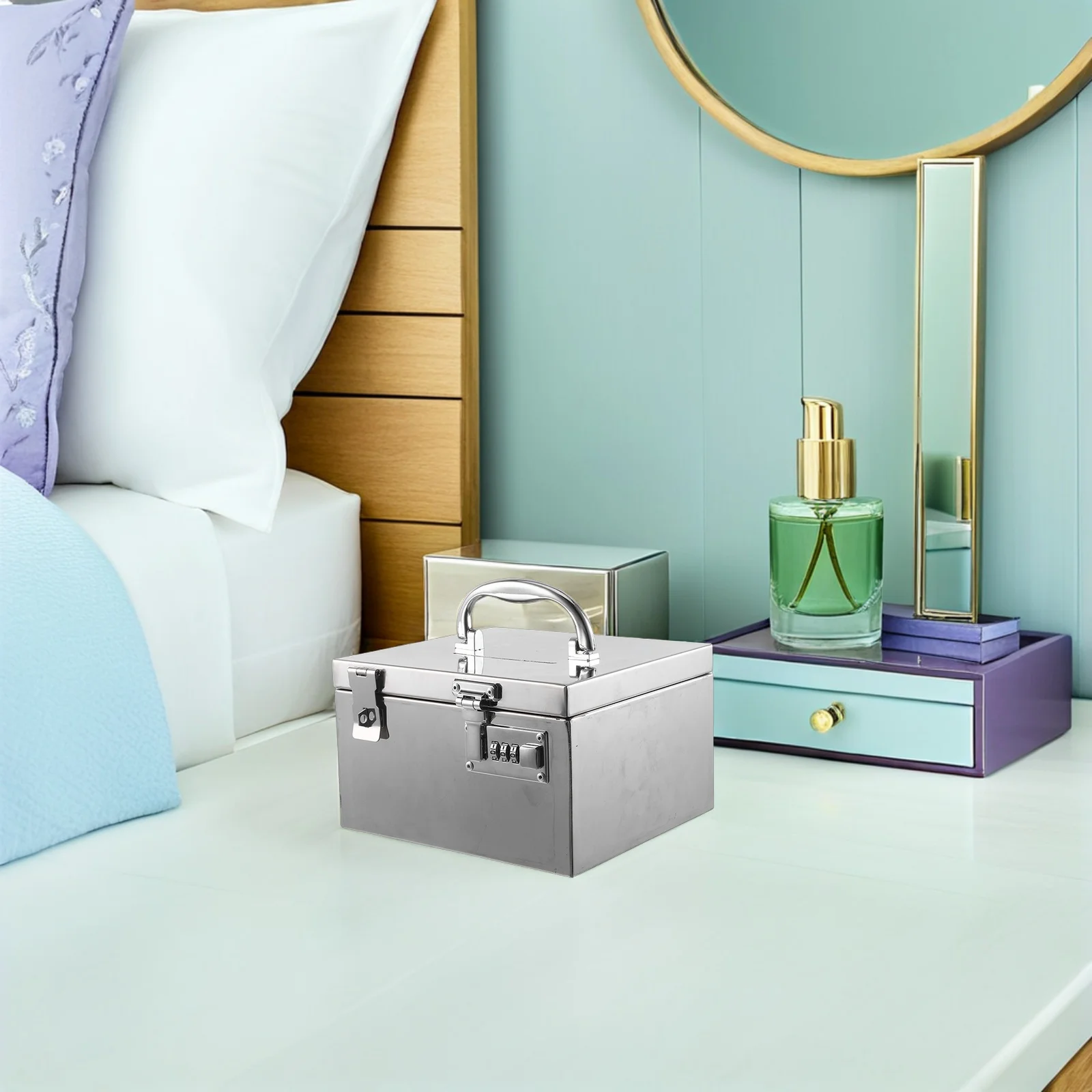 Stainless Steel Savings Box Unbreakable Rectangular Money Jar Secure Cash Storage For Adults Emergency Fund Budget Organizer
Stainless Steel Savings Box Unbreakable Rectangular Money Jar Secure Cash Storage For Adults Emergency Fund Budget Organizer