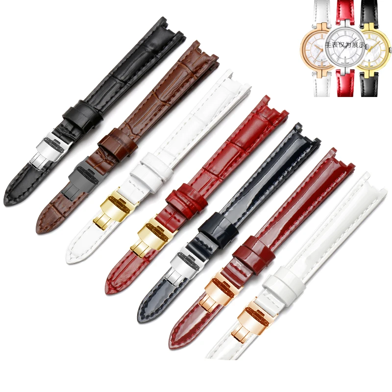 Concave Interface Genuine Leather Accessories for Tissot Flamenco Trendt094 Cowhide Women Steel Butterfly Buckle Watchband
Concave Interface Genuine Leather Accessories for Tissot Flamenco Trendt094 Cowhide Women Steel Butterfly Buckle Watchband