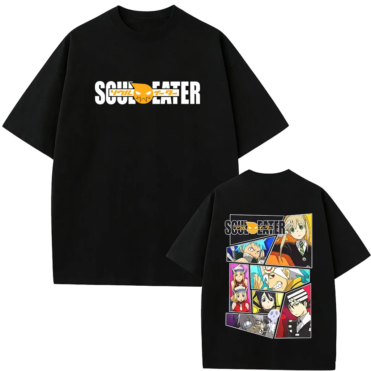 Hot Anime Soul Eater Graphic T-shirt Male Clothing Retro Manga T Shirts Men Women Fashion Casual Oversized Short Sleeve Tshirt
Hot Anime Soul Eater Graphic T-shirt Male Clothing Retro Manga T Shirts Men Women Fashion Casual Oversized Short Sleeve Tshirt