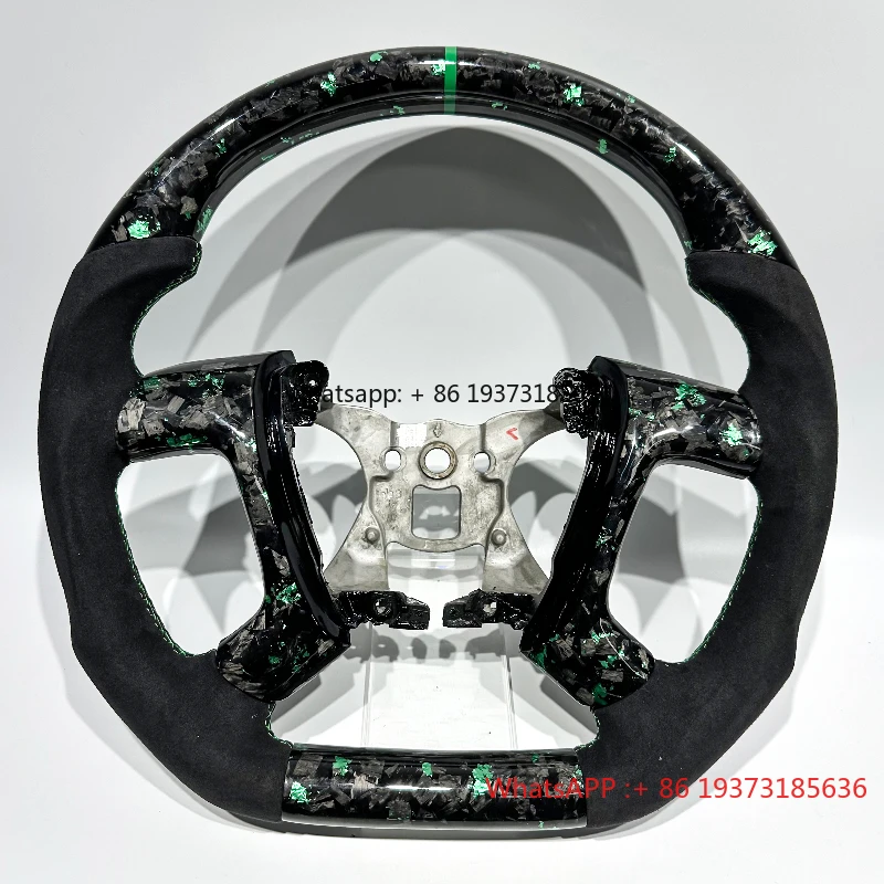 Green Forged Carbon Fiber Factory Direct Customized Black Steering Wheel for Chevrolet Silverado Car Steering Wheel
Green Forged Carbon Fiber Factory Direct Customized Black Steering Wheel for Chevrolet Silverado Car Steering Wheel