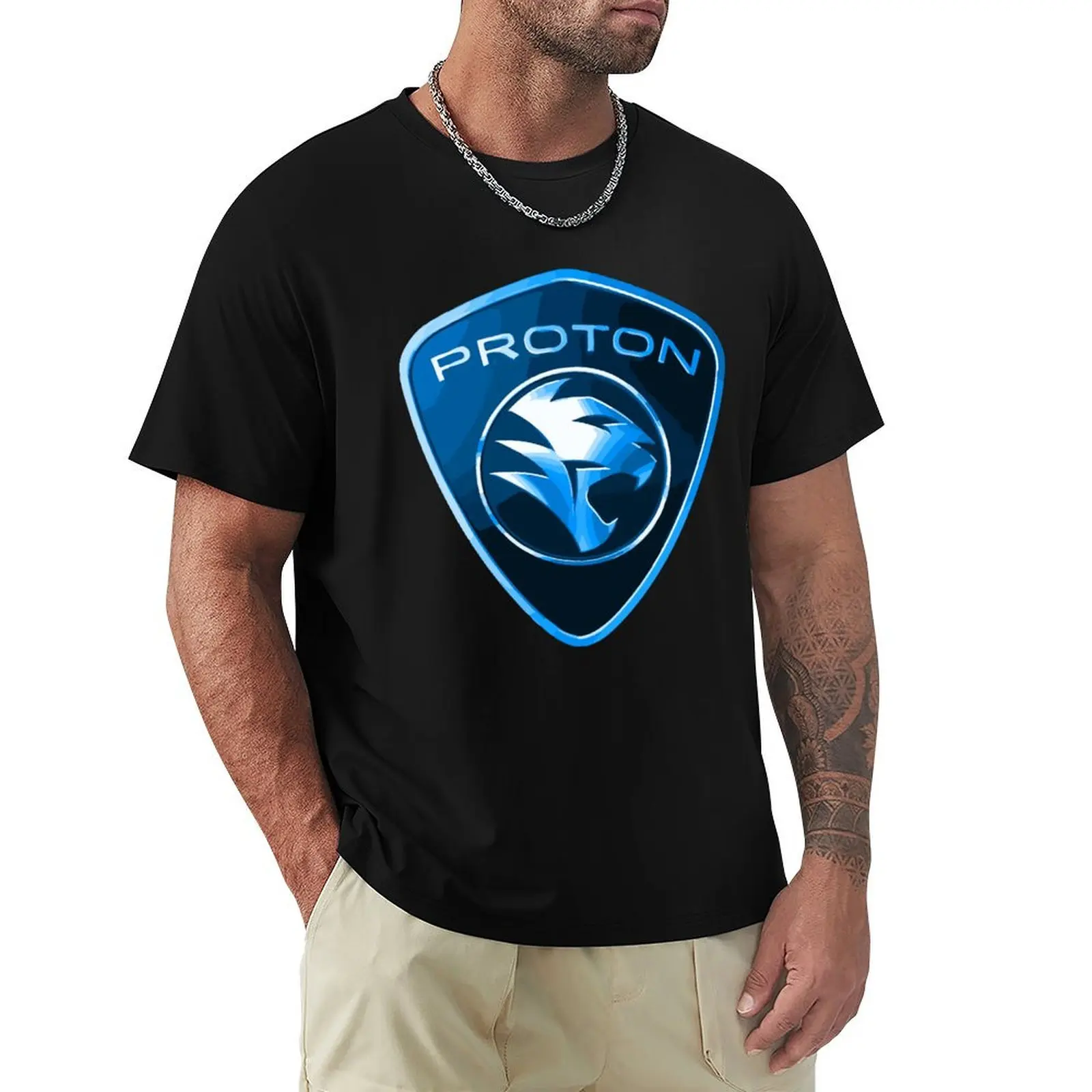 Proton Power - Blue Proton Car Badge T-Shirt Minimal Art Print T-Shirt
Proton Power - Blue Proton Car Badge T-Shirt Minimal Art Print T-Shirt