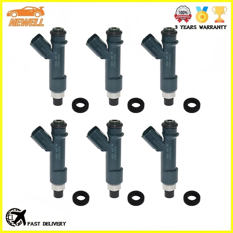 6pcs 23250-0P030 23209-39015 23250-31010 Fuel injector For TOYOTA LAND CRUISER PRADO 120 V6 4Runner Tacoma Tundra 4L (AY-RB024)
6pcs 23250-0P030 23209-39015 23250-31010 Fuel injector For TOYOTA LAND CRUISER PRADO 120 V6 4Runner Tacoma Tundra 4L (AY-RB024)