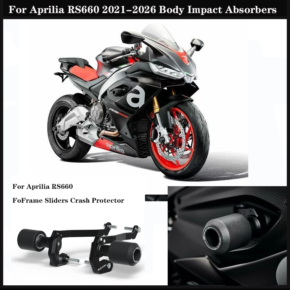 For Aprilia RS660 2021-2026 Motorcycle Falling Protection Frame Slider Fairing Guard Crash Pad Protector Body Impact Absorbers
For Aprilia RS660 2021-2026 Motorcycle Falling Protection Frame Slider Fairing Guard Crash Pad Protector Body Impact Absorbers
