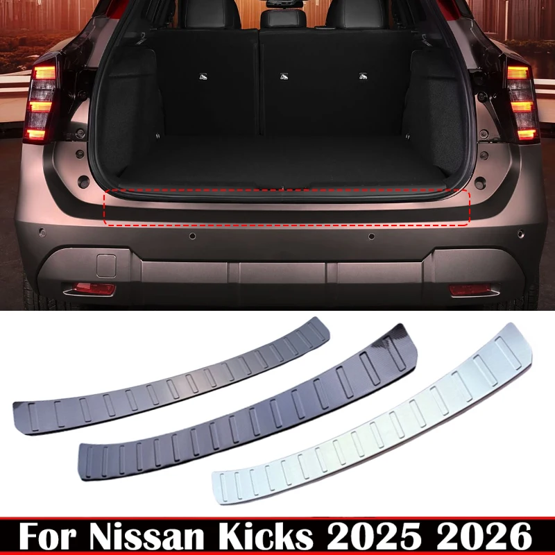 For Nissan Kicks 2025 2026 Stainless Steel Rear Bumper Protector door Sill Trunk tailgate Rear guard plate Cover accessories
For Nissan Kicks 2025 2026 Stainless Steel Rear Bumper Protector door Sill Trunk tailgate Rear guard plate Cover accessories
