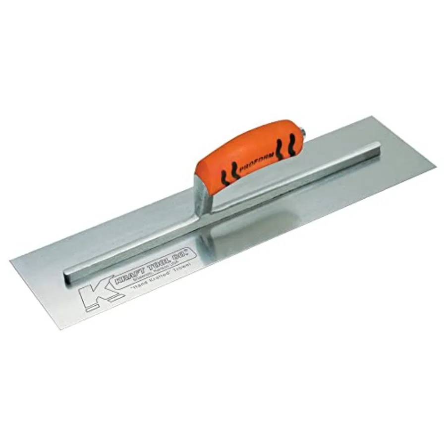 Construction application, stainless steel trowel blade, black ProForm handle, ergonomic design for reduced fatigue
Construction application, stainless steel trowel blade, black ProForm handle, ergonomic design for reduced fatigue