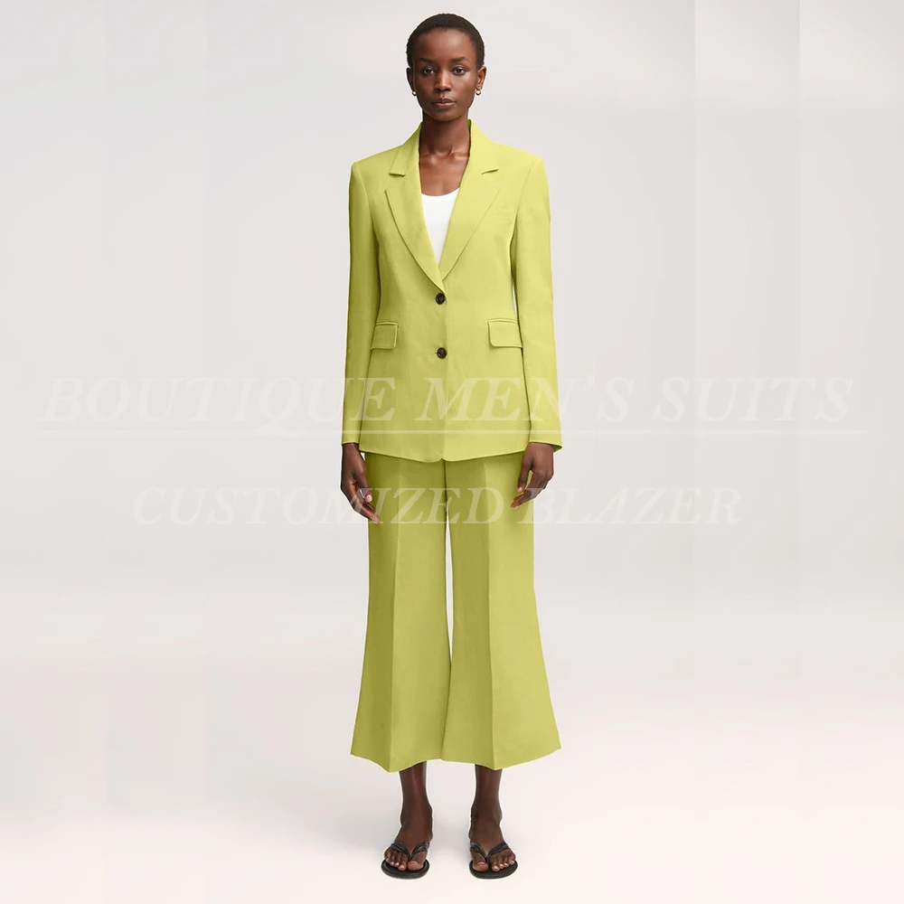 Fashion Women's Suits Elegant Single Breasted Notch Lapel Slim Fit Female Clothing High Quality 2 Piece Jacket Pants Outfits
Fashion Women's Suits Elegant Single Breasted Notch Lapel Slim Fit Female Clothing High Quality 2 Piece Jacket Pants Outfits