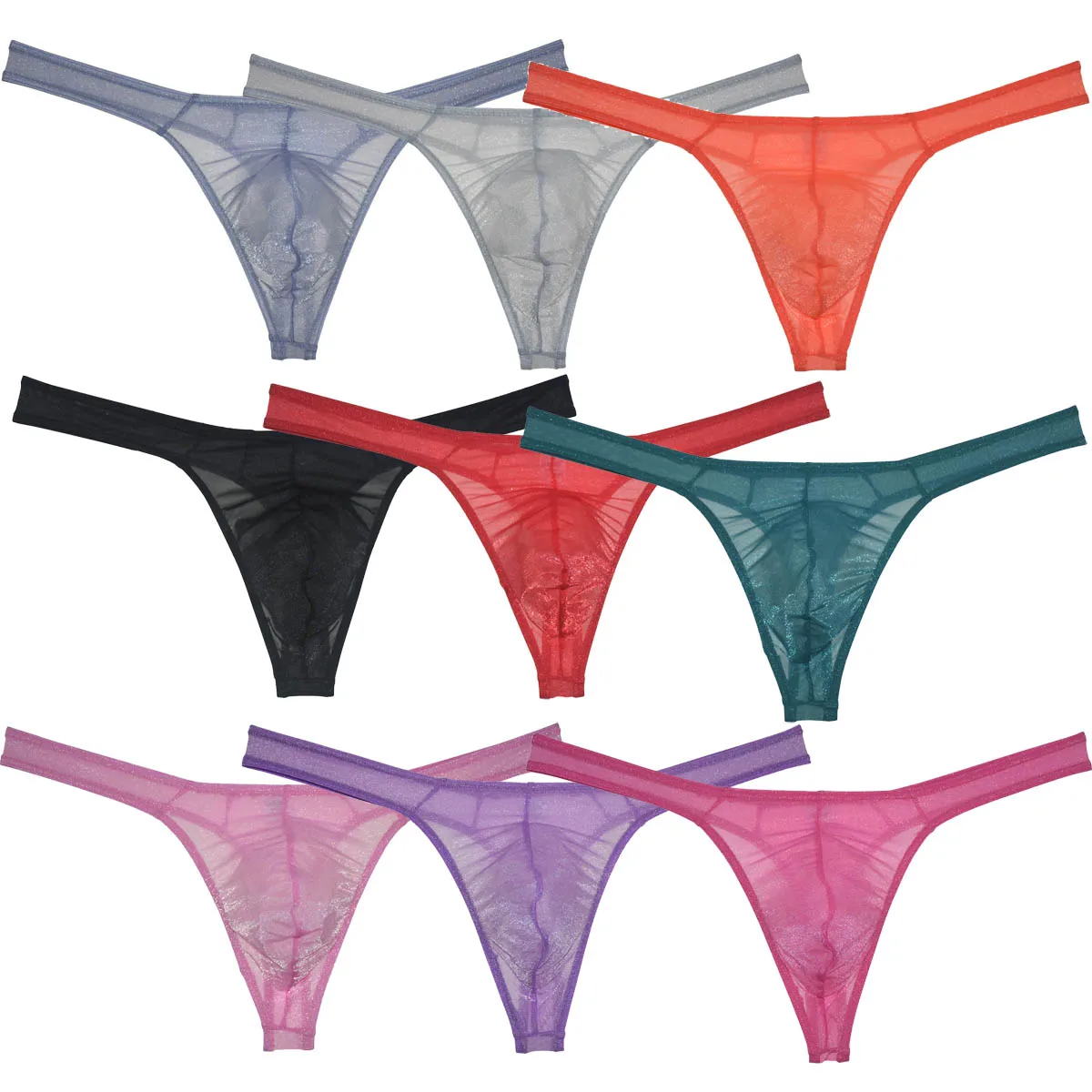 Men's Sheer Tulle Thong Cheeky Deep Pouch String Briefs See Thru G-strings Jockstrap Low-rise Tangas Comfortable Guy Lingerie
Men's Sheer Tulle Thong Cheeky Deep Pouch String Briefs See Thru G-strings Jockstrap Low-rise Tangas Comfortable Guy Lingerie