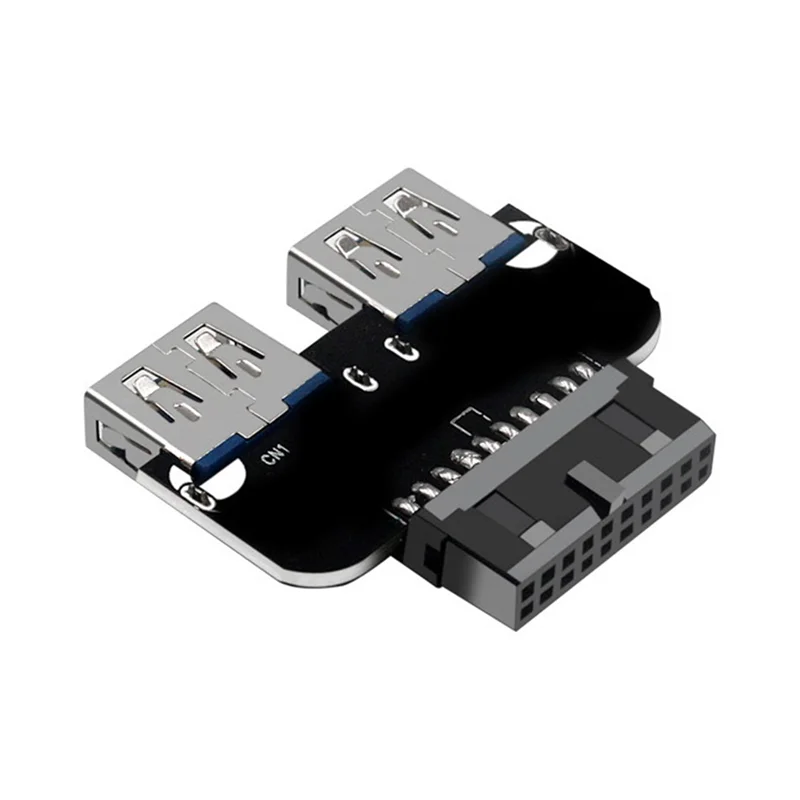 2Pcs USB 3.0 Motherboard Adapter USB 3.0 19 20 Pin Female To Dual USB 3.0 A Female Internal Header Adapter Converter
2Pcs USB 3.0 Motherboard Adapter USB 3.0 19 20 Pin Female To Dual USB 3.0 A Female Internal Header Adapter Converter
