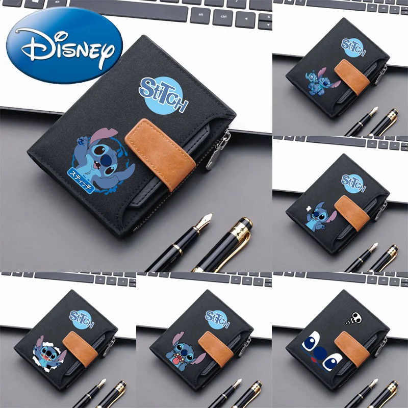Кошельки Disney Stitch из искусственной кожи с мультяшным рисунком, короткий бумажник на молнии, модные Складные портативные Дамские кошельки с застежкой и держателем для карт
Кошельки Disney Stitch из искусственной кожи с мультяшным рисунком, короткий бумажник на молнии, модные Складные портативные Дамские кошельки с застежкой и держателем для карт