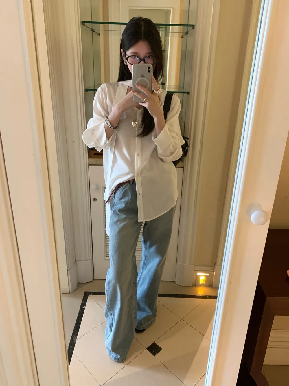 Lilian Table Sash V-neck Loose Slimming Versatile Simple Refreshing Drapey Top Women's Business Casual Long Sleeve Shirt
Lilian Table Sash V-neck Loose Slimming Versatile Simple Refreshing Drapey Top Women's Business Casual Long Sleeve Shirt