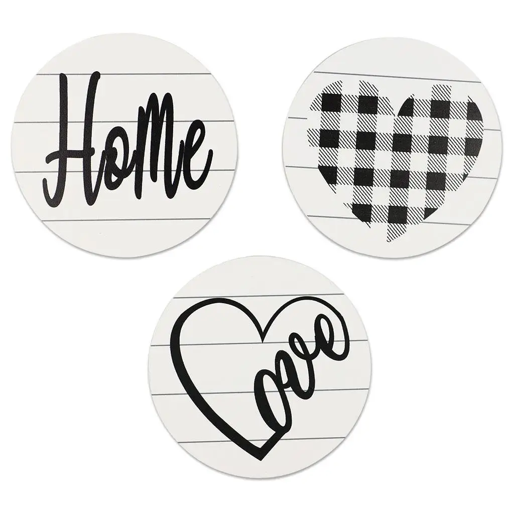 3pcs Wooden 12.5cm Rustic Hanging Decoration Hotel Livingroom Bedroom Vintage Bar Handmade Arts Craft Plaque W/ Hanger
3pcs Wooden 12.5cm Rustic Hanging Decoration Hotel Livingroom Bedroom Vintage Bar Handmade Arts Craft Plaque W/ Hanger