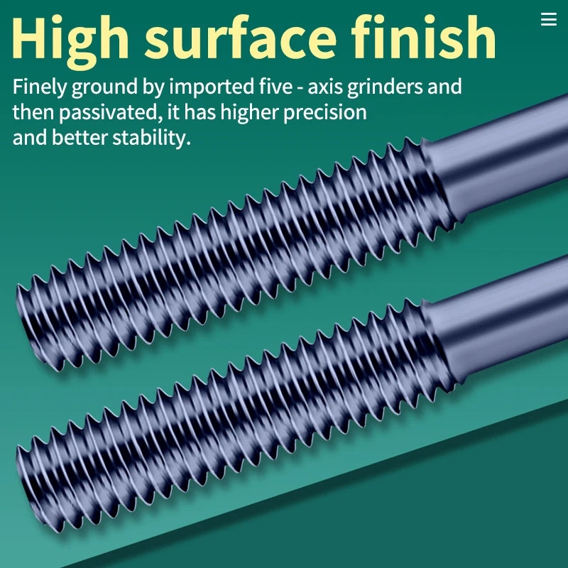 DUO CNC HSSE-M42 Tap Spiral Straight Flute Fluteless Machine Thread Forming Coated Hardness 80L 100L 120L 150L Metal Tool 1PCS
DUO CNC HSSE-M42 Tap Spiral Straight Flute Fluteless Machine Thread Forming Coated Hardness 80L 100L 120L 150L Metal Tool 1PCS