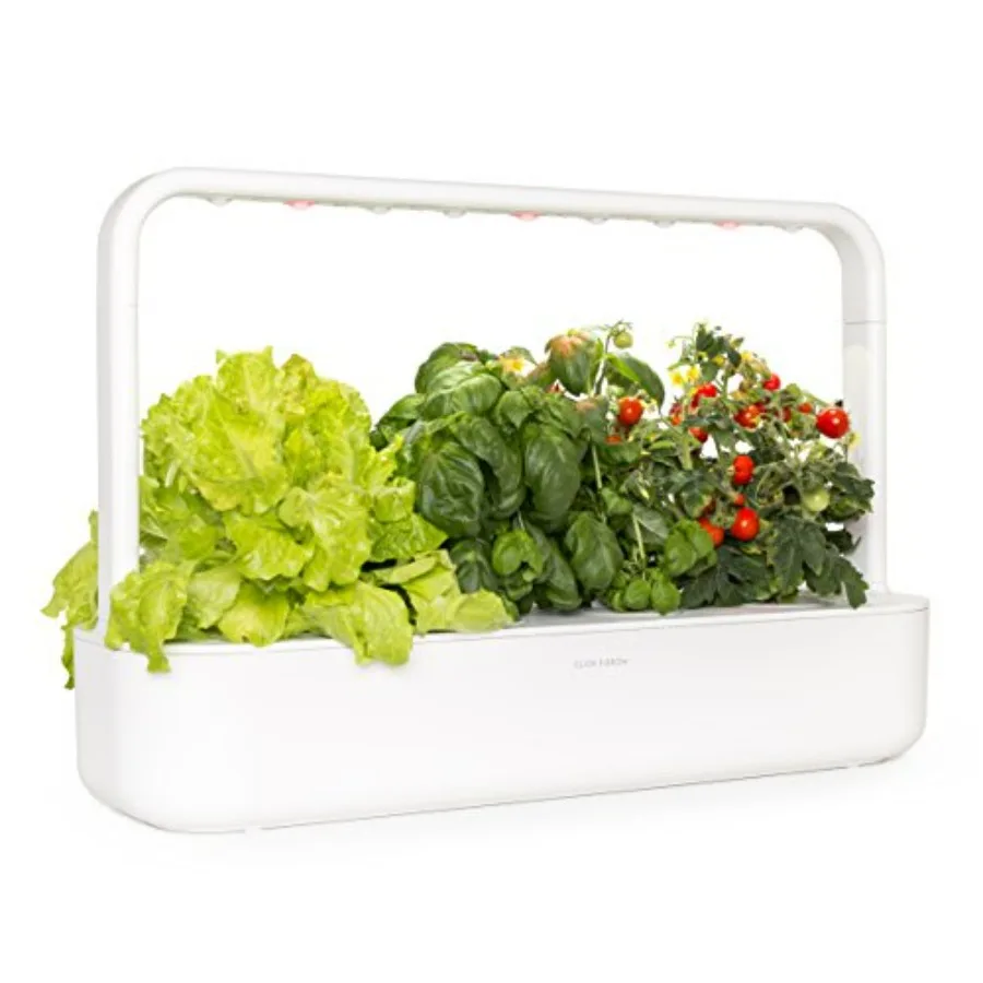 Click Grow Indoor Herb Garden Kit with Grow Light White Smart Garden for Home Kitchen Windowsill Easy Hydroponics-Free Herb Veg
Click Grow Indoor Herb Garden Kit with Grow Light White Smart Garden for Home Kitchen Windowsill Easy Hydroponics-Free Herb Veg