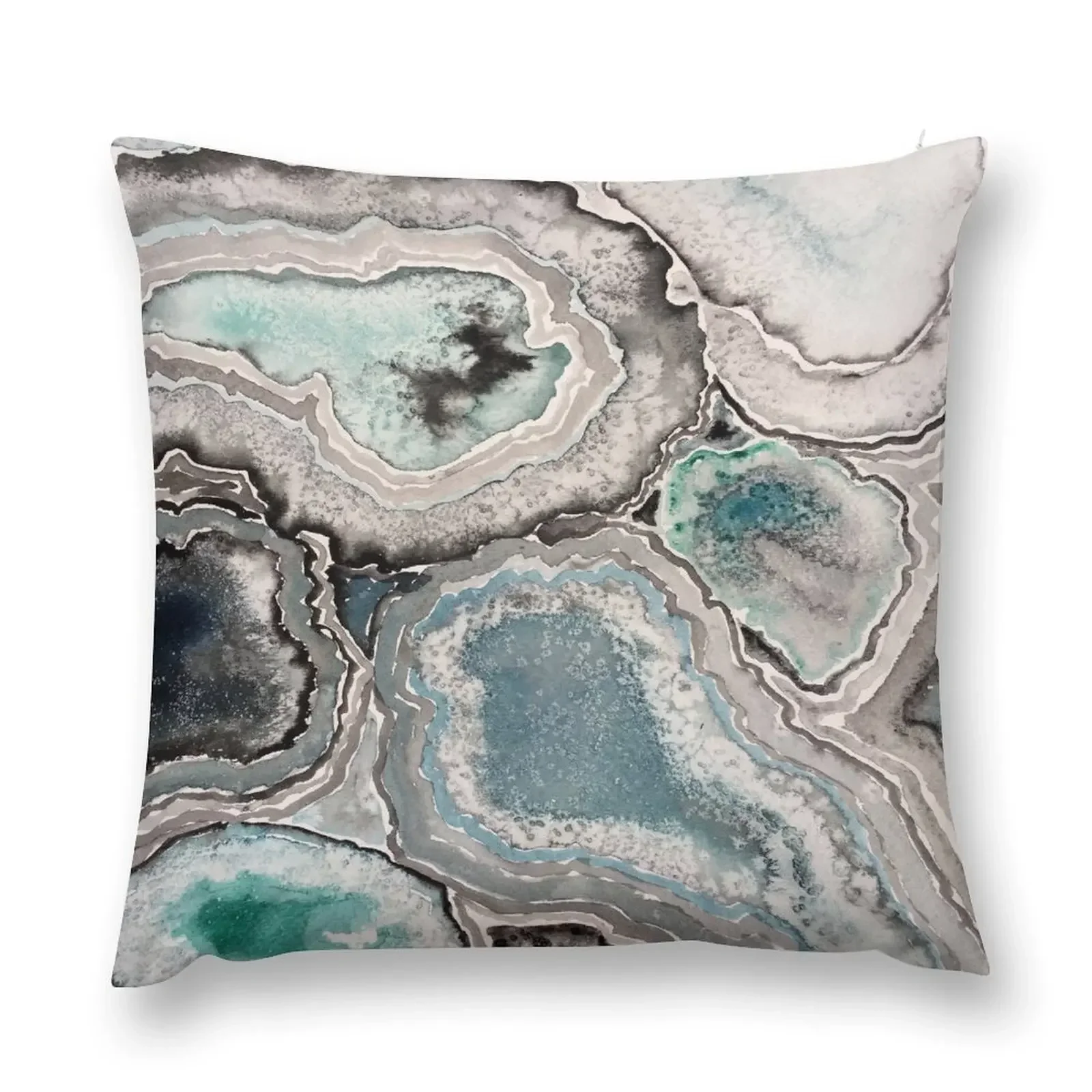 Ode To Geode - Blue/Teal Throw Pillow New year luxury decor Sofa Pillow Cover pillow
Ode To Geode - Blue/Teal Throw Pillow New year luxury decor Sofa Pillow Cover pillow