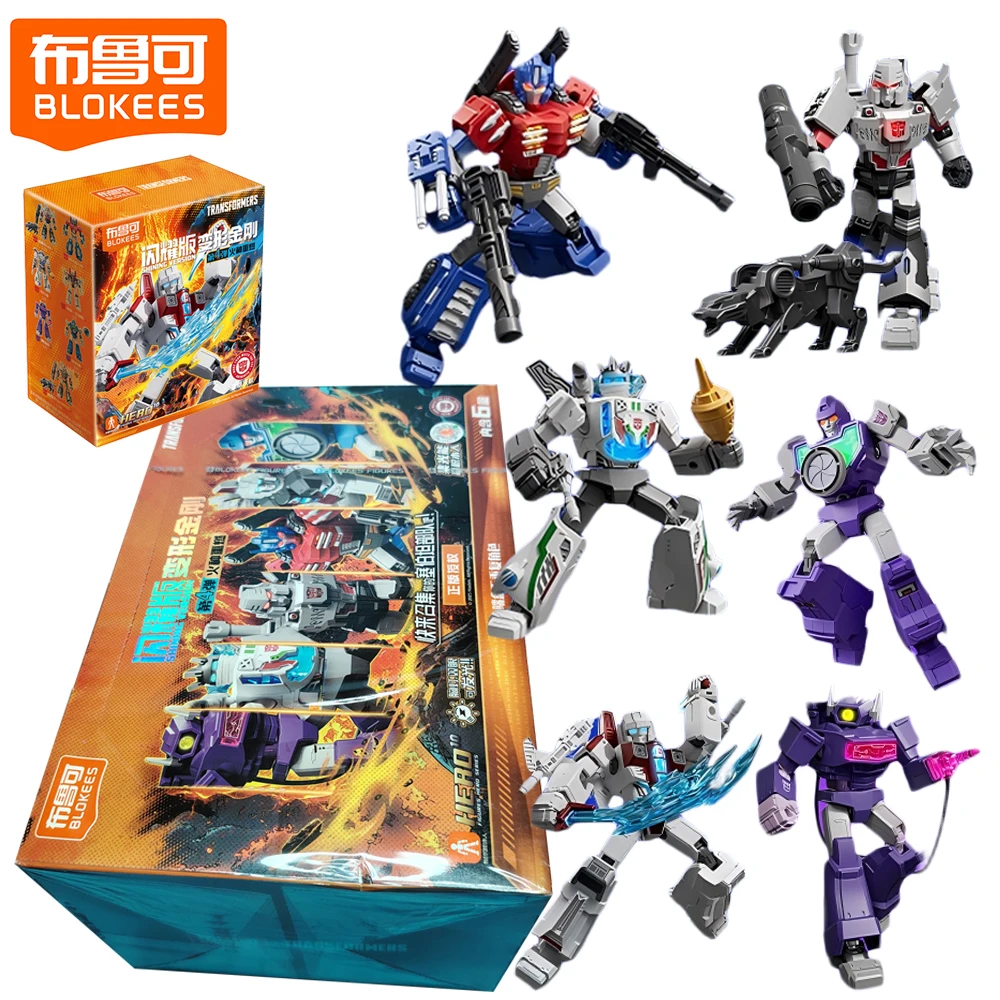 Новые коллекционные фигурки Blokees Genuine Transformers Spark Reignited, версия Blind Box Shining, 4-е издание, сборная модель, декор, подарки
Новые коллекционные фигурки Blokees Genuine Transformers Spark Reignited, версия Blind Box Shining, 4-е издание, сборная модель, декор, подарки
