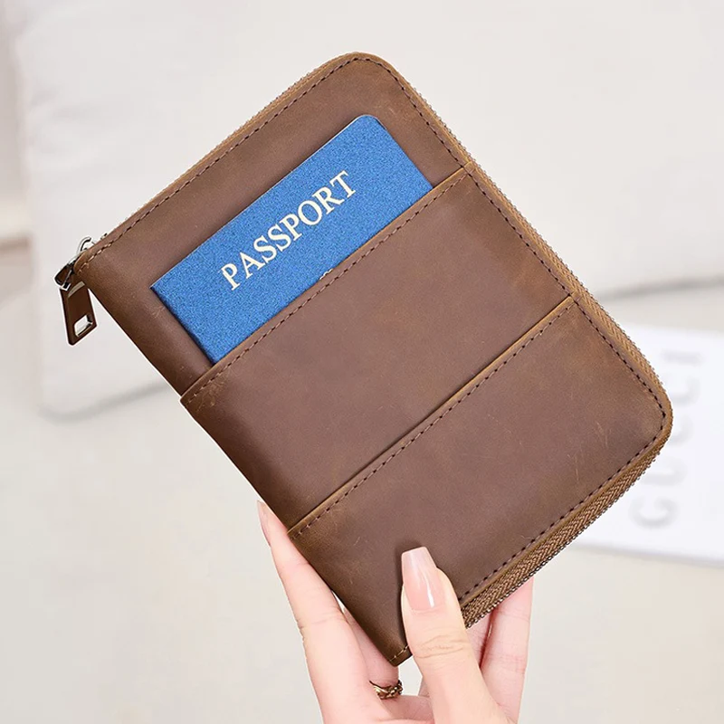RFID Retro Passport Bag for Men & Women - Multifunctional PU Passport Holder, Family Travel Accessory
RFID Retro Passport Bag for Men & Women - Multifunctional PU Passport Holder, Family Travel Accessory