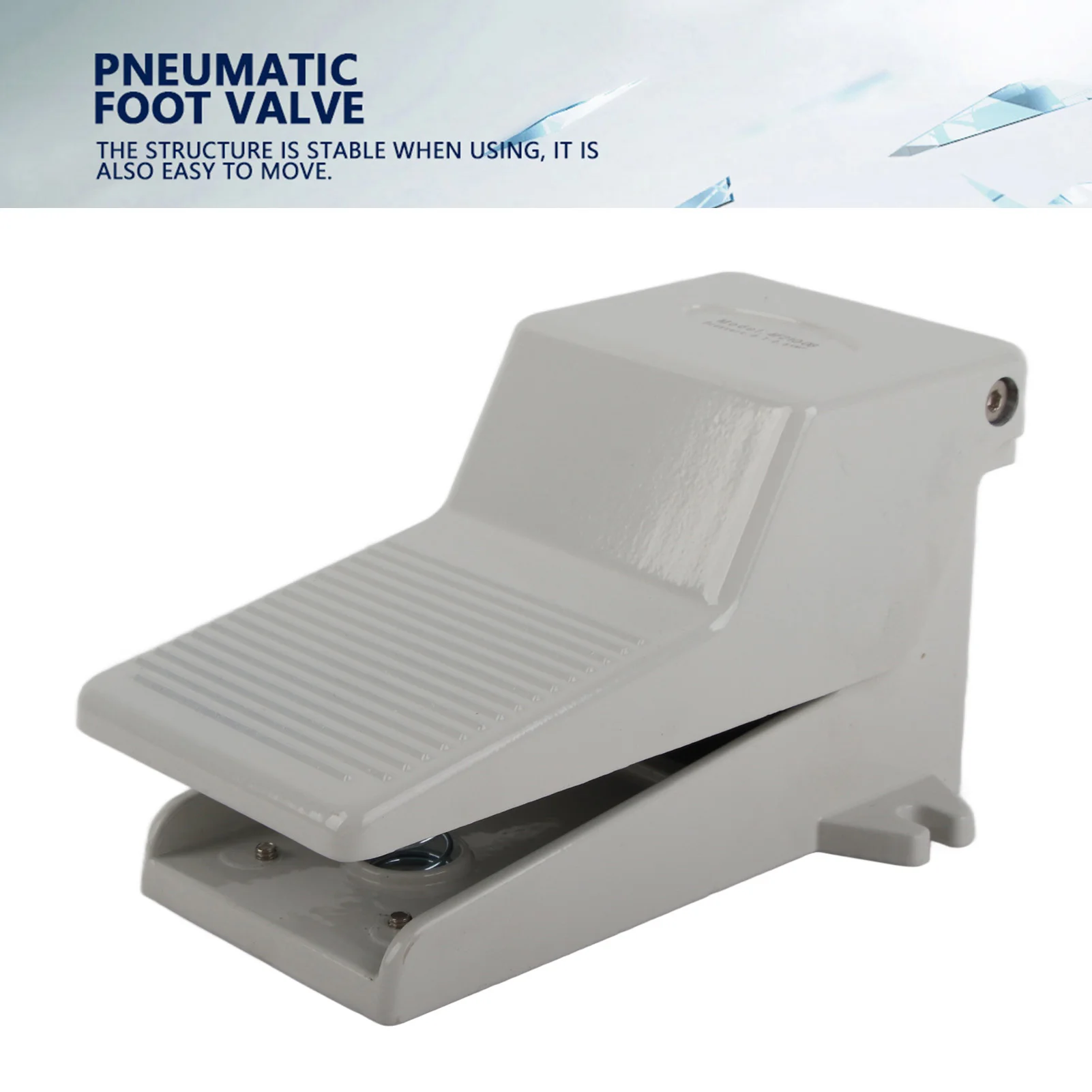 G1/4 Pneumatic Pedal Valve, G1/4 2 Position 5 Way Pneumatic Foot Press Control Aluminum Alloy Pedal Valve
G1/4 Pneumatic Pedal Valve, G1/4 2 Position 5 Way Pneumatic Foot Press Control Aluminum Alloy Pedal Valve